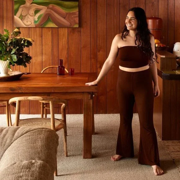 HARA THE LABEL - Frankie Flares in Earth - Picture 9 of 14